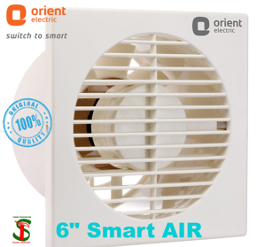 Orient Exhaust Fan Smart Air 150MM / 6" (White) Made in India