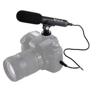 （Ready Stock）PULUZ Professional Interview Condenser Video Shotgun Microphone with 3.5mm Audio Cable for DSLR & DV Camcorder