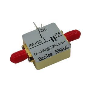 XHHDQES Antenna RF Feed Box Bias Coaxial Feed RF DC Blocking 1M-6GHz Low Insertion Loss