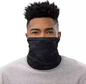 Pack of 2 - Fleece Neck Warmer Black For Motorcycle, Cycle, Bikers, Drivers, Hikers, Face Mask Breathable