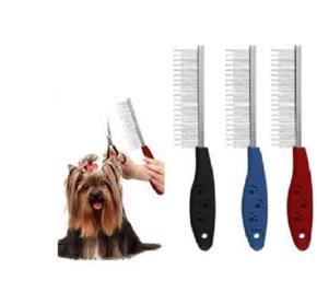 dog cat brush flea lice tick comb Single side double row