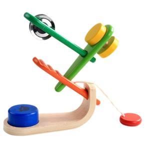 Wooden Baby Musical Instrument Set Rattle Orff Musical Instrument Percussion String of Bells the Toy Bell Orff