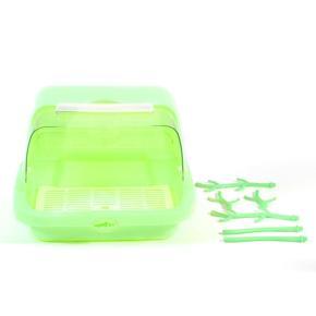 Cimiva Mambobaby Portable Outdoor Baby Food Bottle Milk Powder Container Storage Box-green