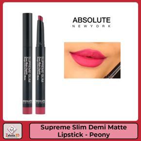 Absolute New York Supreme Slim Demi Matte Lipstick - Peony