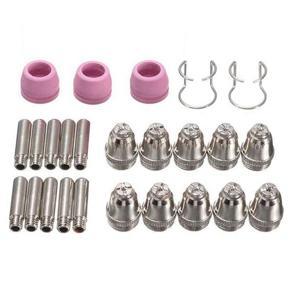 ARELENE 25Pcs for SG55 AG60 WSD60 Consumables KIT Electrodes Sheild Cups TIPS Spacer Guide Plasma Cutter Welder Torch