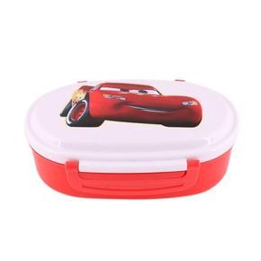 Plastic Lunch Box - White and Red