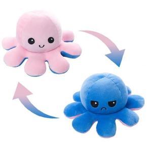 Double-sided Reversible Small Octopus Plush Toys Octopus Muppet Octopus Plush Toys