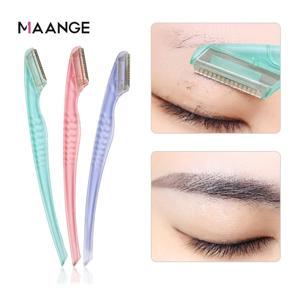 MAANGE 3pcs/pack Colorful Eyebrow Trimmer Beauty Tools