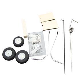 Metal Landing Gear With Sterring Tail Wheel Kit Set RC Airplane Spare Part