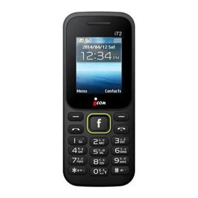 icon i72 rock 1.77 inches dislpay feature phone ,2 sim ,colour ful diaply ,memory use up to 32 gb ,mp3,camera ,mp4 colour Dark blue