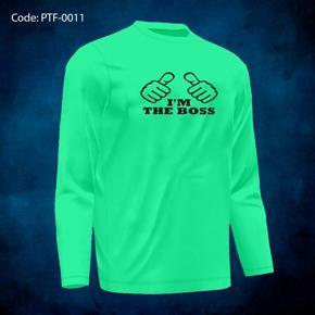 I Am The Boss Pest  long Sleeve T-Shirt For Men