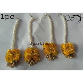 Yellow Color Artificial Flower Tiklii -1pc