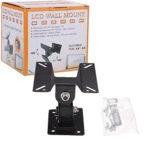 14-24 inch 180 Degree Swivel Tilt LED LCD TV Wall Mount Bracket Monitor Holder
