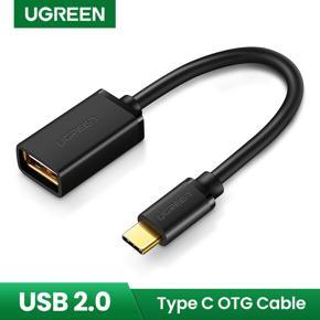 UGREEN USB C to USB Adapter Type C OTG Cable USB C Male to USB 3.0 A Female Cable Connector Compatible for MacBook Pro 2019 2018, Samsung Galaxy S10 S9 S8 Note 9 8, LG V40 G6, Google Pixel 2 XL