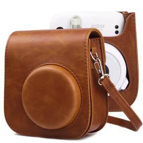 Retro Full Body Camera Leather Case Bag with Strap for FUJIFILM Instax mini 11