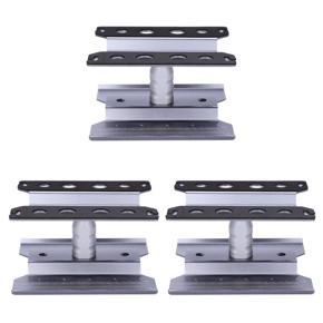 ARELENE 3X Metal RC Car Workstation Work Stand Repair 360 Degree Rotation for 1/8 1/10 1/12 1/16 Scale Models,Grey