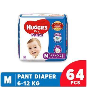 Huggies Dry Pants Diaper Medium (M) 64pcs (6-12kg)