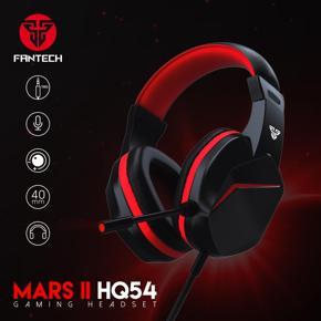 FANTECH MARS II HQ54 WIRED GAMING HEADSET FOR MULTI-PLATFORM COMPATIBILITY MOBILE PC AND LAPTOP.