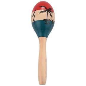 1 Pair Of Wooden Large Maracas Rumba Shakers Rattles Sand Hammer Percussion Instrument Musical Toy For Kid Children Party Games