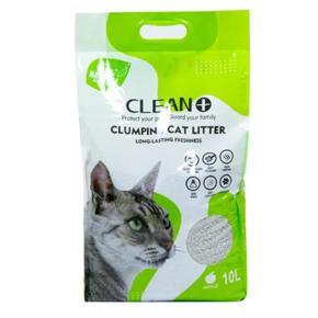 Clean Plus Clumping Cat Litter Apple 10Ltr - (China)