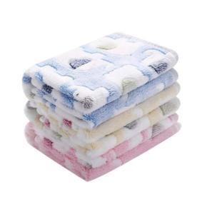1 Pack 3 Blankets Super Soft Fluffy Premium Coral Fleece Pet Blanket Flannel Throw For Dog Puppy Cat