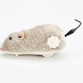 Pet Dog Cat Plush Funny Toy Mouse Animal Clockwork Wind Up Running Play Gift