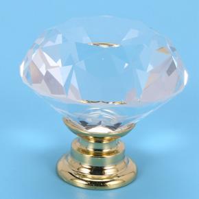 Diamond shape-30 x Crystal door handle
30 x Screw-Gold