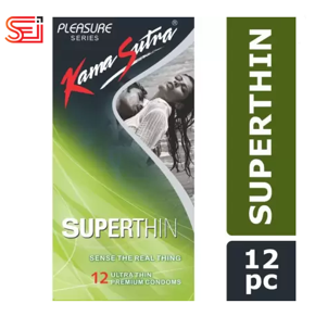 KamaSutra SuperThin Pleasure Series Condoms - 12Pcs Pack