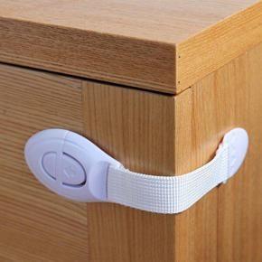 Pack Of 2 Plastic Locks for Drawers, Doors, Cabinets, Cupboards & Window lock For Baby Safety
