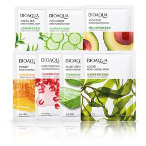 BIOAQUA mascarillas faciales private label natural plant fruit beauty face mask skin care moisturizing silk facial sheet mask