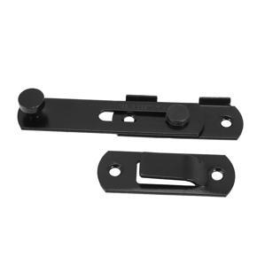 XHHDQES 9x Black Flip Latch Gate Latches Stainless Steel Sliding Safety Door Bolt Latch Lock for Gate Cabinet