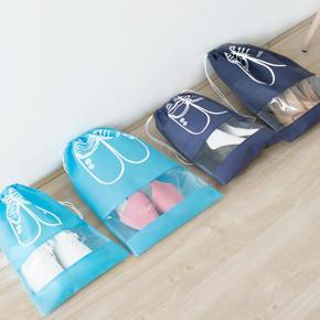 Waterproof and Dustproof Shoes Bag Travel Portable Dustproof Shoe Storage Bag Organize Tote Drawstring Bag Non-Woven Organizador