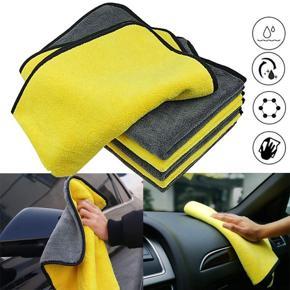 MicroFiber Bike / Car Cleaning Towel Double Layer 30 * 30cm 600GSM