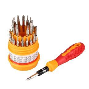 New 31 In 1 Screw Driver Set - Yellow