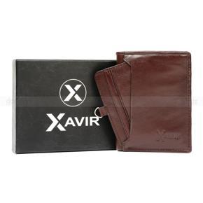 XAVIR Authentic Lather Wallet XW-04 Chocolate