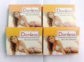 Donless Deluxe Condoms 1 Packet - 3pcs