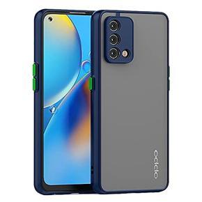 OPPO F19 (4G) Translucent Matte Cover (Shockproof And Anti-Drop Protection) Smoky Frosted Case