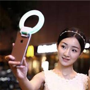 Rechargeable Portable Mini LED Selfie Ring Light