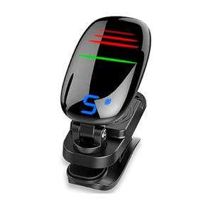 XHHDQES Fzone FT-16 Clip-on Chromatic Tuner for Guitar Bass Violin and Ukulele Tuner 3D Design Guitar Accessories