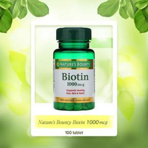 Nature's Bounty biotin 1000 mcg 100 tablets