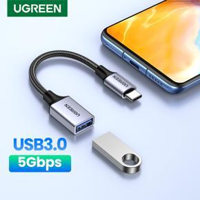 UGREEN USB C to USB 3.0 OTG Adapter USB Type-C OTG Data Cable Connector for Samsung Galaxy S10 MacBook Pro 2019 USB C Adapter