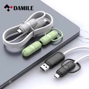 DAMILE CP18 Cable Protector For Android Charger Head Protector USB Data Cable Line Protection Sleeve Cable Protective