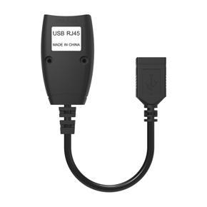 USB UTP Extender Over Single RJ45 Ethernet CAT5e Cable Up to 150FT AU - black