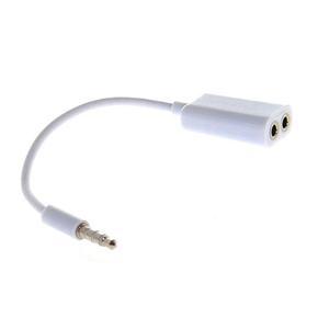 Couple Audio Cable Dual Port - White