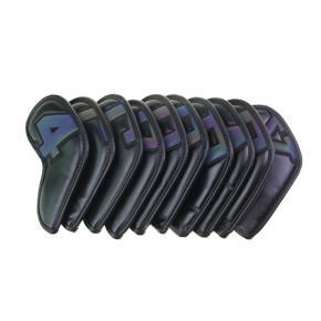 Golf Cap Cover-10 x Golf Cap Cover-Multicolor Black