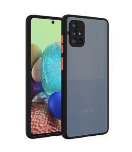 Samsung Galaxy A51 (4G) Translucent Smoky Matte Back Case Cover (Shockproof And Anti-Drop Protection) Frosted Case