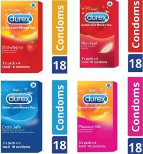 durex condoms 4 box combo offer