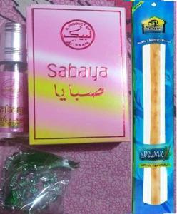 Free Miswak + Attar + Tasbeeh Sabaya 6ml Approx Labbaik non alcoholic Perfume