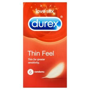 Durex - Thin Feel Condom - Combo Pack - 2 Packs - 3x2=6pcs