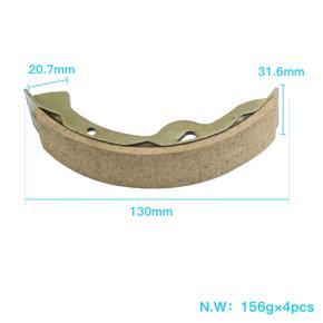 Golf Cart parts-4 * Brake Shoes-Photo Color